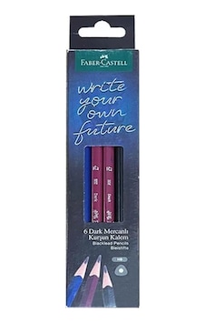 Faber Castell Dark Mercanlı 6'lı Üçgen Kurşun Kalem / 5244000043 Diğer Faber Castell Dark Mercanlı 6'lı Üçgen Kurşun Kalem / 5244000043 Diğer