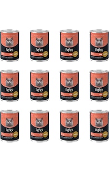 Reflex Plus Pate İçinde Et Parçacıklı Somonlu Yetişkin Kedi Konservesi 12 x 395 G Reflex Plus Pate İçinde Et Parçacıklı Somonlu Yetişkin Kedi Konservesi 12 x 395 G