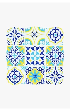 Lüks Bambu Mandala Otantik Nihale 17x17 Cm Renkli Lüks Bambu Mandala Otantik Nihale 17x17 Cm Renkli