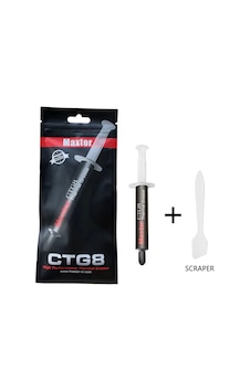 Maxtor Ctg8-2g 12.8w/mk Termal Macun İşlemci Ve Ekran Kartı Soğutucu Thermal Paste 2g Maxtor Ctg8-2g 12.8w/mk Termal Macun İşlemci Ve Ekran Kartı Soğutucu Thermal Paste 2g