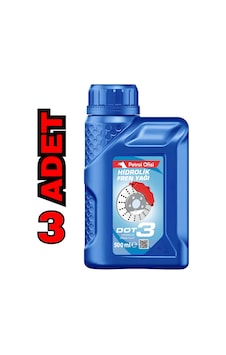 Petrol Ofisi Hidrolik Fren Yağı Dot 3 500 Ml 3 Adet N11.13 Petrol Ofisi Hidrolik Fren Yağı Dot 3 500 Ml 3 Adet N11.13