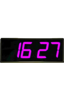 Sanec Wifi Senkronize Dijital Led Duvar Ve Masa Saati Otomatik İnternet Saat Ayarlı, Mor Led, 15x37 Cm Sanec Wifi Senkronize Dijital Led Duvar Ve Masa Saati Otomatik İnternet Saat Ayarlı, Mor Led, 15x37 Cm