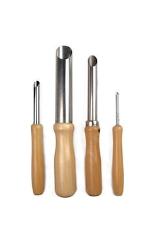 Hobi-Marketart Delik Açıcı Oluklu Alet Seti 4 Parça (0,4-0,8-1-2 Cm Çap) - 216035285