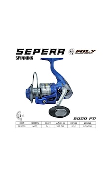 Wily Sepera 5000 Fd Olta Makinesi 5+1 Bb Wily Sepera 5000 Fd Olta Makinesi 5+1 Bb