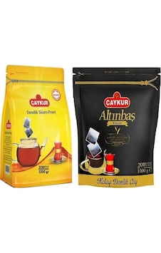Çaykur Altınbaş ve Demlik Süzen Poşet Çay 2 x 1 KG