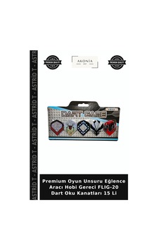 Premium Oyun Unsuru Eğlence Aracı Hobi Gereci Flıg-20 Dart Oku Kanatları 15 Li Premium Oyun Unsuru Eğlence Aracı Hobi Gereci Flıg-20 Dart Oku Kanatları 15 Li