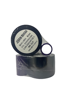 Siyah TTO 55 mm x 600 mm Sıcak Baskı Tarih Kodlama Ribon Şeridi Siyah TTO 55 mm x 600 mm Sıcak Baskı Tarih Kodlama Ribon Şeridi