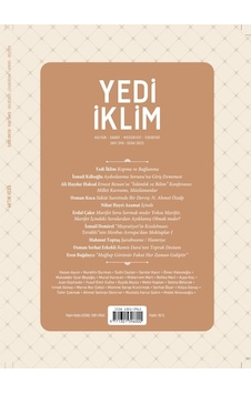 Yedi İklim 394.Sayı Ocak 2023 Yedi İklim 394.Sayı Ocak 2023