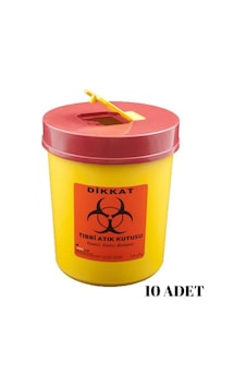 TIBBİ ATIK KOVASI 1.3LT - 10 ADET TIBBİ ATIK KOVASI 1.3LT - 10 ADET