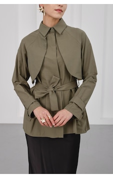 Storm Wear Yaka Detaylı Kadın Gömlek Gri Storm Wear Yaka Detaylı Kadın Gömlek Gri