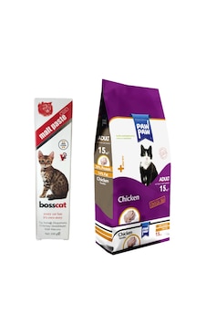 Paw Paw Tavuklu Yetişkin Kedi Maması 15 KG + Destek Malt Paw Paw Tavuklu Yetişkin Kedi Maması 15 KG + Destek Malt