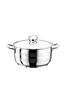 Evimsaray Asude 26X10 CM Çelik Kısa Tencere-5 Litre Evimsaray Asude 26X10 CM Çelik Kısa Tencere-5 Litre