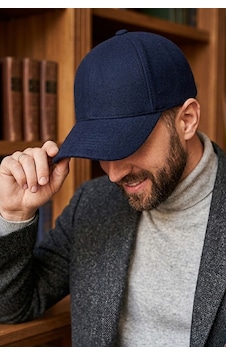 Ritagarcia Unisex Premium Kaşe Kumaş Kışlık Beyzbol Şapka Ayarlanabilir Siperli Kep Lacivert Ritagarcia Unisex Premium Kaşe Kumaş Kışlık Beyzbol Şapka Ayarlanabilir Siperli Kep Lacivert