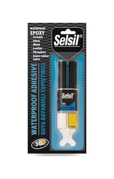 Selsil Suya Dayanıklı Epoksi Şeffaf Yapıştırıcı 28 Gr Diğer Selsil Suya Dayanıklı Epoksi Şeffaf Yapıştırıcı 28 Gr Diğer