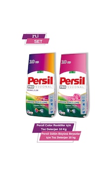 Persil Color Renkliler İçin Toz Deterjan 10 KG + Persil Gülün Büyüsü Beyazlar İçin Toz Deterjan 10 KG Persil Color Renkliler İçin Toz Deterjan 10 KG + Persil Gülün Büyüsü Beyazlar İçin Toz Deterjan 10 KG