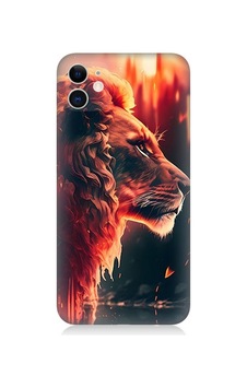 Apple Uyumlu iPhone 11 Silikon Kılıf Sarı Kırmızı Asil Aslan Apple Uyumlu iPhone 11 Silikon Kılıf Sarı Kırmızı Asil Aslan