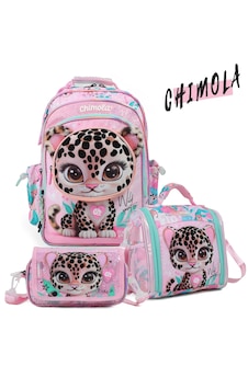 Chimola Pars 3'lü Çanta Seti İthal Pembe Baby Leo Chimola Pars 3'lü Çanta Seti İthal Pembe Baby Leo