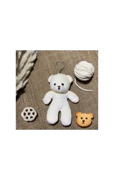 Anahtarlık Ayıcık 11 Cm 1 Adet Ekru - 690064671 Ekru