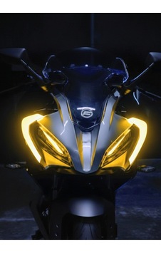 Cf Moto 250 Sr Led Sarı Sticker Folyo Cf Moto 250 Sr Led Sarı Sticker Folyo