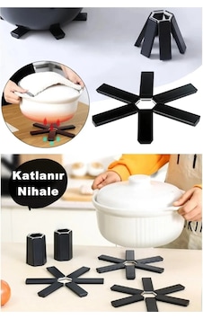 Katlanabilir Isıya Dayanıklı Silikon Nihale Kaymaz Tencere Altlığı Jüt Diğer Katlanabilir Isıya Dayanıklı Silikon Nihale Kaymaz Tencere Altlığı Jüt Diğer