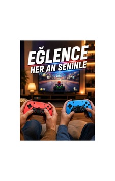 Retro Oyun Konsolu Hdmı Destekli Kablosuz Oyun Kolu İle Oyun Keyfi Renkli Retro Oyun Konsolu Hdmı Destekli Kablosuz Oyun Kolu İle Oyun Keyfi Renkli