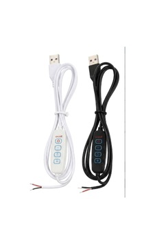 Usb Uçlu Dimmer Arapuar Kablosu 2 Mt. Ic-192k Siyah