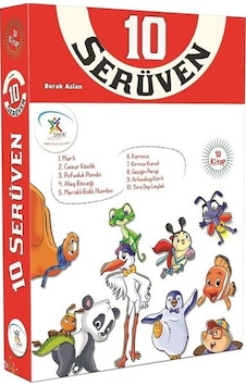 Serüven Serisi Seti-10 Kitap Takım - Burak Aslan - 5 Renk Yayınları