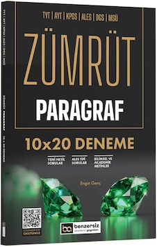 Zümrüt Paragraf 10 X 20 Deneme Benzersiz Akademi Yayınları Zümrüt Paragraf 10 X 20 Deneme Benzersiz Akademi Yayınları