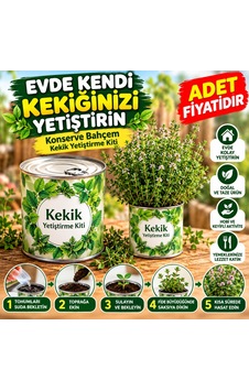 Evde Konservede Kekik Dağ Kekiği Yetiştirme Kiti Adet Fiyatıdır Çok Renkli