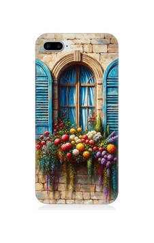 Apple Uyumlu iPhone 8 Plus Pencereden Renkli Hayat Desenli Silikon Kılıf Çok Renkli Apple Uyumlu iPhone 8 Plus Pencereden Renkli Hayat Desenli Silikon Kılıf Çok Renkli