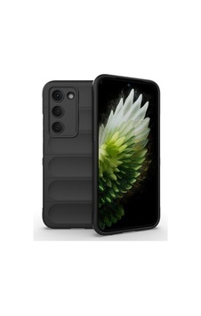 Tecno Spark 40 Pro Kılıf Kamera Korumalı Esnek Silikon Parmak Şeritli Pazarplus Siyah Tecno Spark 40 Pro Kılıf Kamera Korumalı Esnek Silikon Parmak Şeritli Pazarplus Siyah