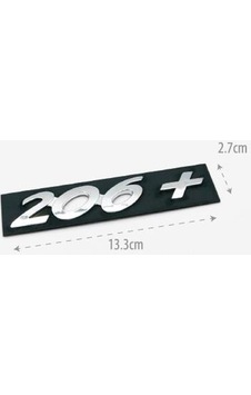 Bagaj Kapak Yazı 206+ 206 Plus 2009- 8666.h4 Bagaj Kapak Yazı 206+ 206 Plus 2009- 8666.h4