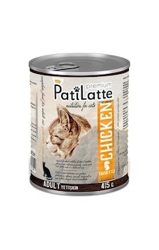 Pati Latte Tavuk Etli Konserve Yetişkin Kedi Maması 24 x 415 G Pati Latte Tavuk Etli Konserve Yetişkin Kedi Maması 24 x 415 G