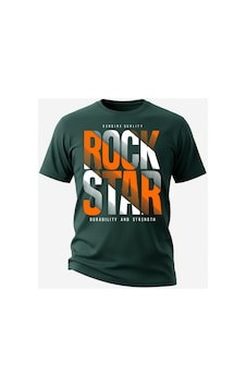 Urbantrendstore Unisex Yeşil Rock Star Baskılı Oversize Fit Rahat Geniş Salaş T-shirt Günlük Tişört Yeşil Urbantrendstore Unisex Yeşil Rock Star Baskılı Oversize Fit Rahat Geniş Salaş T-shirt Günlük Tişört Yeşil