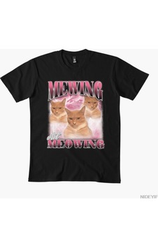 Flood Of Style Mewing Not Meowing Bruh Erkek Kadın Tişörtü %100 Pamuklu Tişörtler 3xs-3xl Üstler 1224-3 Siyah Flood Of Style Mewing Not Meowing Bruh Erkek Kadın Tişörtü %100 Pamuklu Tişörtler 3xs-3xl Üstler 1224-3 Siyah