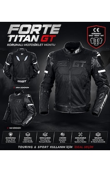 Forte Titan Gt Korumalı Motosiklet Montu Forte Titan Gt Korumalı Motosiklet Montu