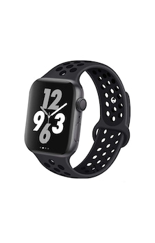 Forzacase Apple Uyumlu Watch Ultra 2 49mm İçin Delikli Sportif Silikon Kordon Kayış - Fc009 Siyah Forzacase Apple Uyumlu Watch Ultra 2 49mm İçin Delikli Sportif Silikon Kordon Kayış - Fc009 Siyah