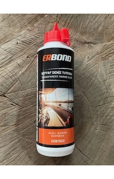 Erbond Güçlü Tutkal Şeffaf Deniz Tutkalı Metal Ahşap Mdf Yapıştırıcı 6adet