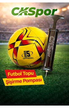 Ckspor 5 Numara Futbol Topu Ve El Pompası Seti Şişirme İğneli Çok Renkli Ckspor 5 Numara Futbol Topu Ve El Pompası Seti Şişirme İğneli Çok Renkli