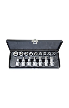 Nttools 16 Parça 1/2" Cr-v Torx Ve E Tipi Torx Lokma Seti Nttools 16 Parça 1/2" Cr-v Torx Ve E Tipi Torx Lokma Seti