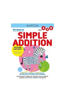 Kumon My Book Of Simple Addition Revised Ed Kumon My Book Of Simple Addition Revised Ed