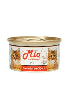 Mio Dana Etli ve Ciğerli Püre Konserve Yetişkin Kedi Maması 85 G