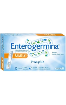 Enterogermina Family Probiyotik 10 Flakon Yetişkin Enterogermina Family Probiyotik 10 Flakon Yetişkin