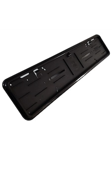 Point 2 Adet Parlak Siyah Plakalık Piano Black Takmatik Plakalık Çerçevesi Piano Black