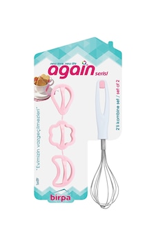 Again 3 Lü Kurabiye Kalıbı &No 1 Çırpıcı Seti Çok Renkli Again 3 Lü Kurabiye Kalıbı &No 1 Çırpıcı Seti Çok Renkli