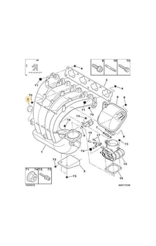 Manifolt Tapa Peugeot 0311.23 Manifolt Tapa Peugeot 0311.23