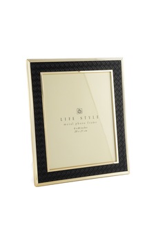 Mikasa Moor Siyah Gold Deri Çerçeve 20x25 Cm Mikasa Moor Siyah Gold Deri Çerçeve 20x25 Cm
