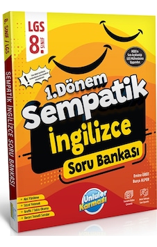 Ünlüler Karması Yayınları 8. Sınıf Lgs İngilizce 1. Dönem Sempatik Soru Bankası P-205907
