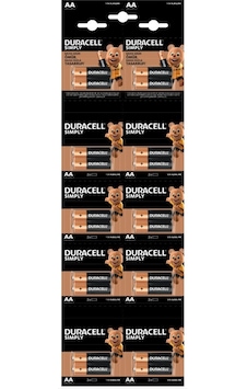 Duracell Aa Alkalin Pil 20 Li Paket