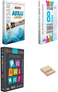 Lgs 8. Sınıf Din Kültürü Akıllı Defter Soru Bankası Ve Paragraf 3lü Set Lgs 8. Sınıf Din Kültürü Akıllı Defter Soru Bankası Ve Paragraf 3lü Set